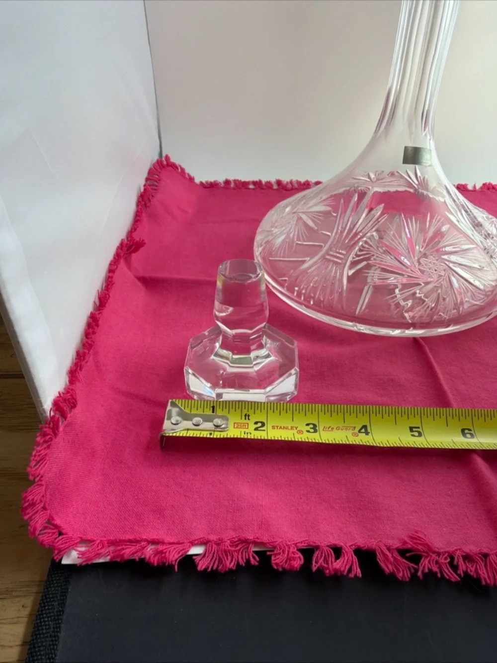 Samobor Crystal Ships Decantet with Stopper Yugoslavia